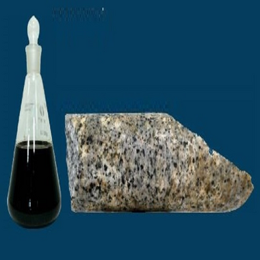 Mẫu dầu thô và mẫu lõi khoan đá granite từ mỏ Bạch Hổ